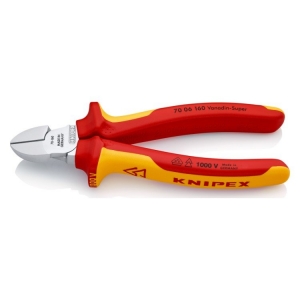 Knipex 70 06 160 Diagonal Cutter chrome-plated 160mm VDE